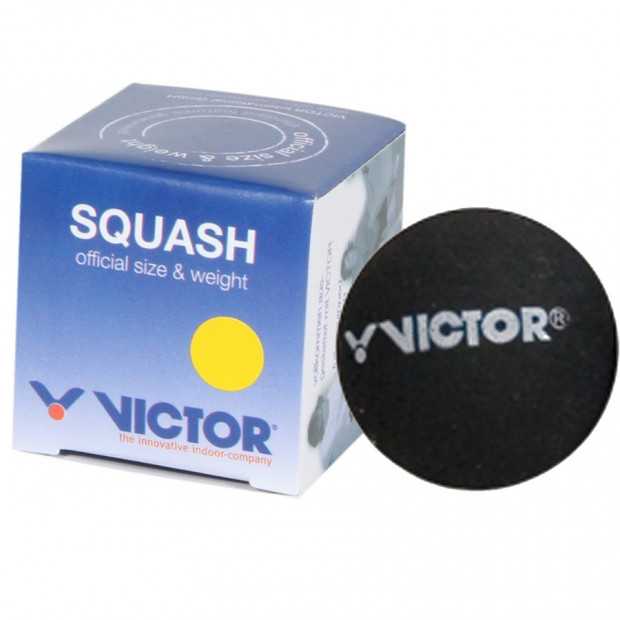Míček pro squash Victor - 1 žlutá tečka