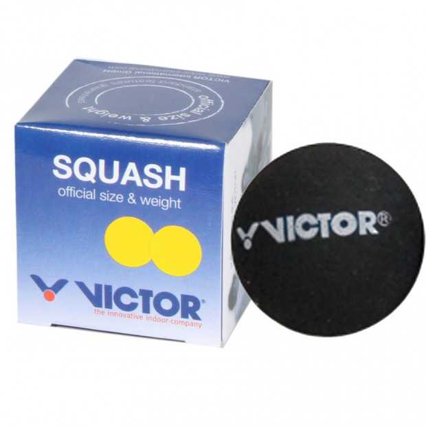 Míček pro squash Victor - 2 žluté tečky
