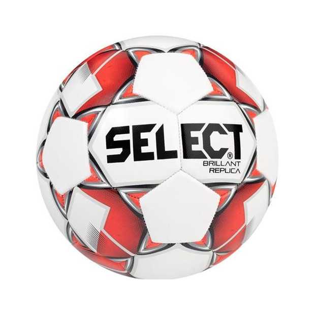 Fotbalový míč Select Brillant Replica 2019 bílá-červená-černá