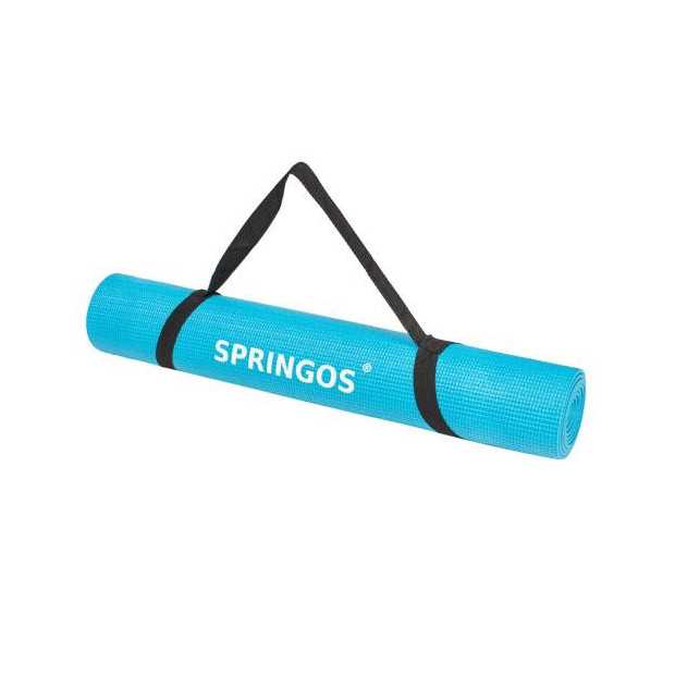 Podložka na jógu Springos YG0035 173 x 61 x 0,4 cm / modrá