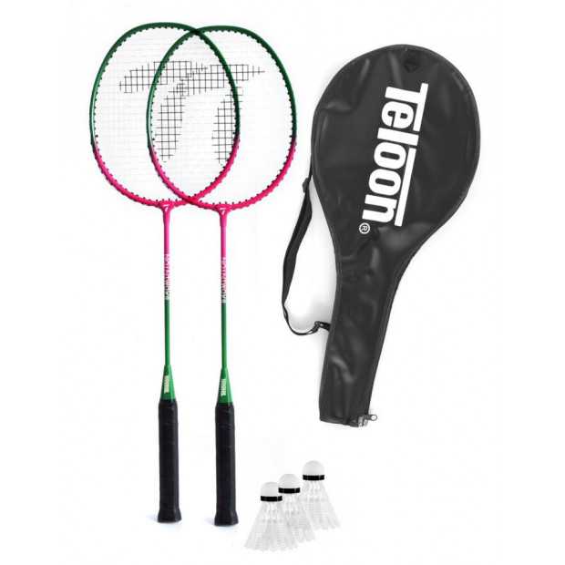 Badmintonová sada TELOON TL020 2 rakety + 3 míčky