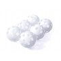 Florbalové míčky Vinex VPPB-S70S6 white, 6 ks