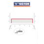 Multifunkční síť Badminton Victor Mini Net Premium