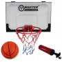 Basketbalový koš s deskou MASTER 45 x 30 cm - rekreační basketbalový koš s plastovou deskou a ocelovou obroučkou, vhodný k montáži na dveře.  Technická data:

basketbalový koš s deskou MASTER
rozměr: 45 x 30 cm