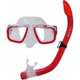 Potápěčský set CALTER JUNIOR S9301+M229 P+S, červený