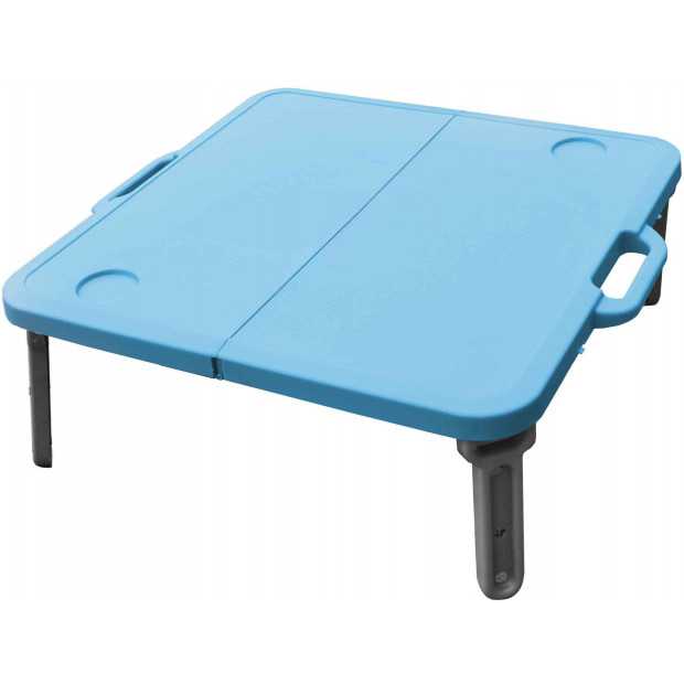 MINI skládací stolek k lehátku, modrý