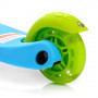 Dětská tříkolka Meteor Tucan modrozelená s LED kolečky
