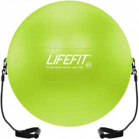 Gymnastický míč s expanderem LIFEFIT GYMBALL EXPAND 65 cm