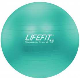 Gymnastický míč LIFEFIT ANTI-BURST 55 cm, tyrkysový