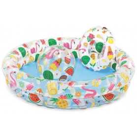 Dětský bazénový SET INTEX 59460 Fruity - 122x25 cm + kruh + míč