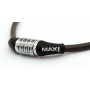 Zámek lanko MAX1 650x8 mm černý kódový