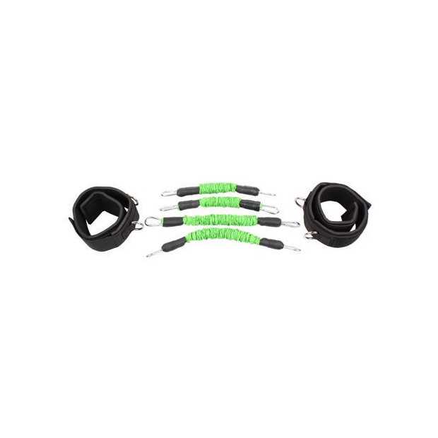 Leg Trainer Set odporové gumy sada zelená