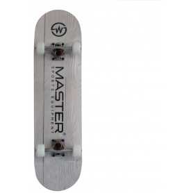 Skateboard MASTER Experience Board - white wood