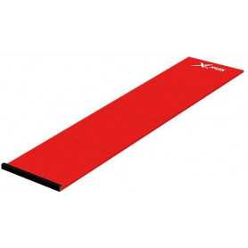 Skládací podložka/koberec na šipky XQ MAX PUZZLE 237 cm, červená