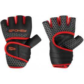Spokey LAVA Neoprenové fitness rukavice, černo-červené, vel. XS/S
