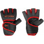 Spokey LAVA Neoprenové fitness rukavice, černo-červené, vel. M