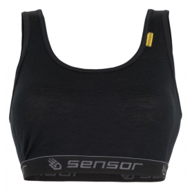 Sportovní podprsenka Sensor Merino Active Černá