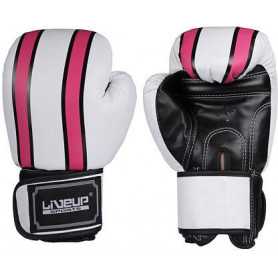 Boxing gloves zápasové boxovací rukavice bílá-červená hmotnost 10 oz