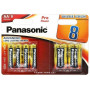Alkalické baterie AA Panasonic blistr 8 ks