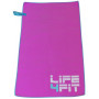LIFEFIT rychleschnoucí ručník z mikrovlákna 70x140cm, fialový