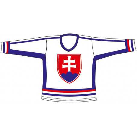 Hokejový dres SR 6, bílý