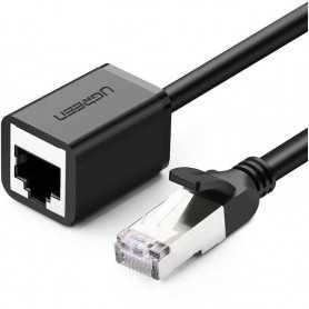 Kabel sieciowy UGREEN przedłużacz Ethernet RJ45, Cat. 6, FTP, z metalową wtyczną 2m, (czarny)