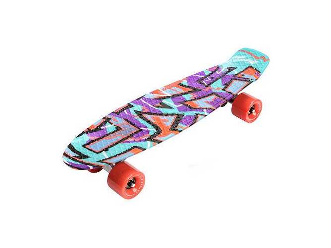 Flip Multi plastový skateboard grafitti