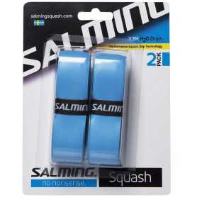 SALMING Squash X3M H20DrainGrip Cyan Blue 2-pack