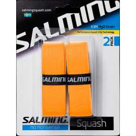 SALMING Squash H20DrainGrip Orange 2-pack