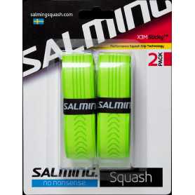 SALMING Squash X3M Sticky Grip Lime Green 2-pack