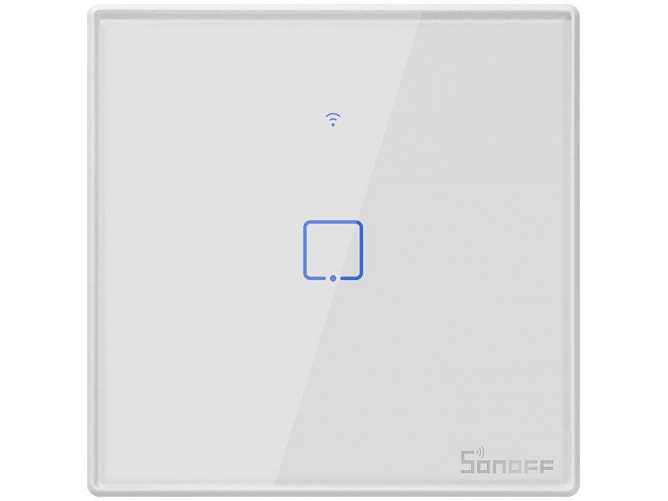 Dotykowy włącznik światła WiFi + RF 433 Sonoff T2 EU TX (1-kanałowy)