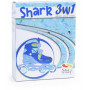 COMBO SHARK 3w1: wrotki-rolki-łyżwy regulowane