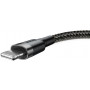 Kabel Lightning USB Baseus Cafule 1,5A 2m (szaro-czarny)