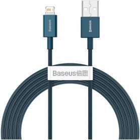 Kabel USB do Lightning Baseus Superior Series, 2.4A, 2m (niebieski)