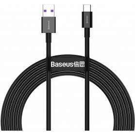Kabel USB do USB-C Baseus Superior Series, 66W, 2m (czarny)