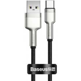 Kabel USB do USB-C Baseus Cafule, 66W, 0.25m (czarny)