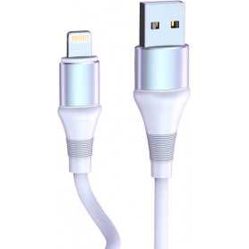 Kabel USB do Lightning Vipfan Colorful X09, 3A, 1.2m (biały)