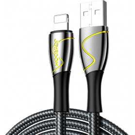 Kabel USB do Lightning Joyroom S-2030K6 2.4A 2m (czarny)