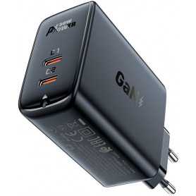 Ładowarka sieciowa Acefast A29 PD50W GAN  2x USB-C 50W (czarny)