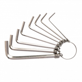 Zestaw kluczy imbusowych Deli Tools EDL3080, 1.5-6mm (srebrny)