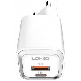 Ładowarka sieciowa MFi LDNIO A2318M, USB-C+USB, USB-C do Lightning 20W