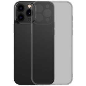 Etui Baseus Frosted Glass Case do iPhone 13 PRO (czarne)  + szkło hartowane