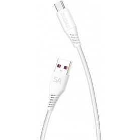 Kabel USB do USB-C Dudao L2T 5A, 2m (biały)