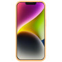 Etui Baseus Liquid Silica Gel do iPhone 14 (żółte) +szkło hartowane +zestaw czyszczący