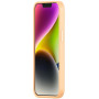 Etui Baseus Liquid Silica Gel do iPhone 14 (żółte) +szkło hartowane +zestaw czyszczący