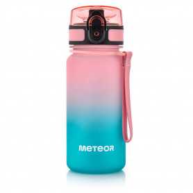 Sportovní láhev na vodu Meteor 350 ml růžová/tyrkysová a