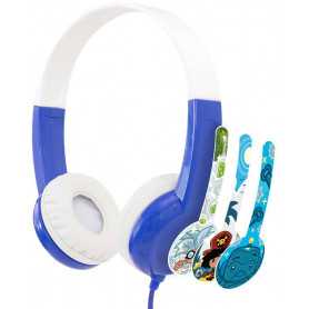 Słuchawki przewodowe dla dzieci BuddyPhones Discover (niebieskie)