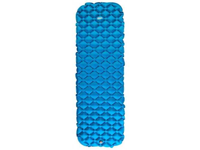 Spokey AIR BED Nafukovací matrace s vakem, 190 x 56 x 5 cm, R-Value 2.5, modrá
