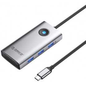 Stacja dokująca HUB 6w1 Orico USB-C, HDMI, 3xUSB (szara)