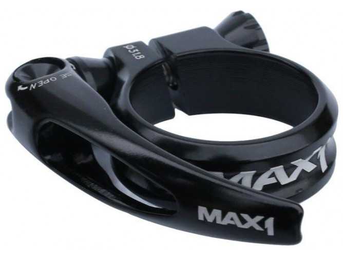 Sedlová objímka MAX1 Race 31,8 mm rychloupínací černá